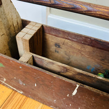 Load image into Gallery viewer, The Perfect Antique Wooden Toolbox