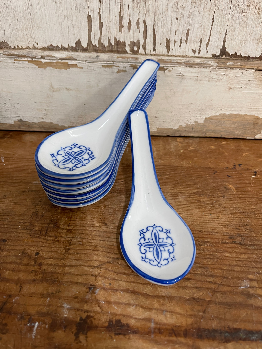 Blue and White Spoon- sold individually