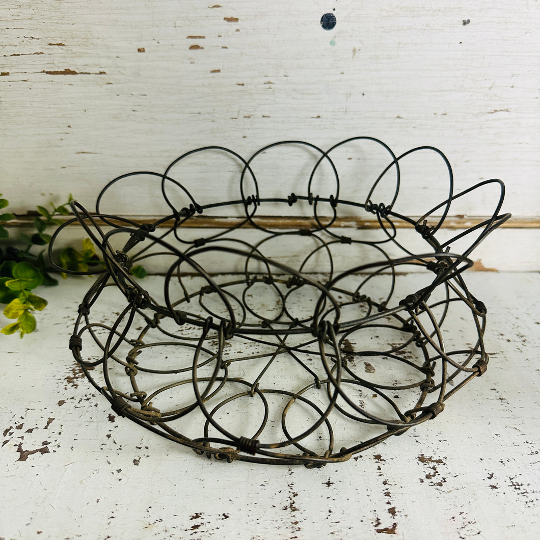 Antique Egg Basket