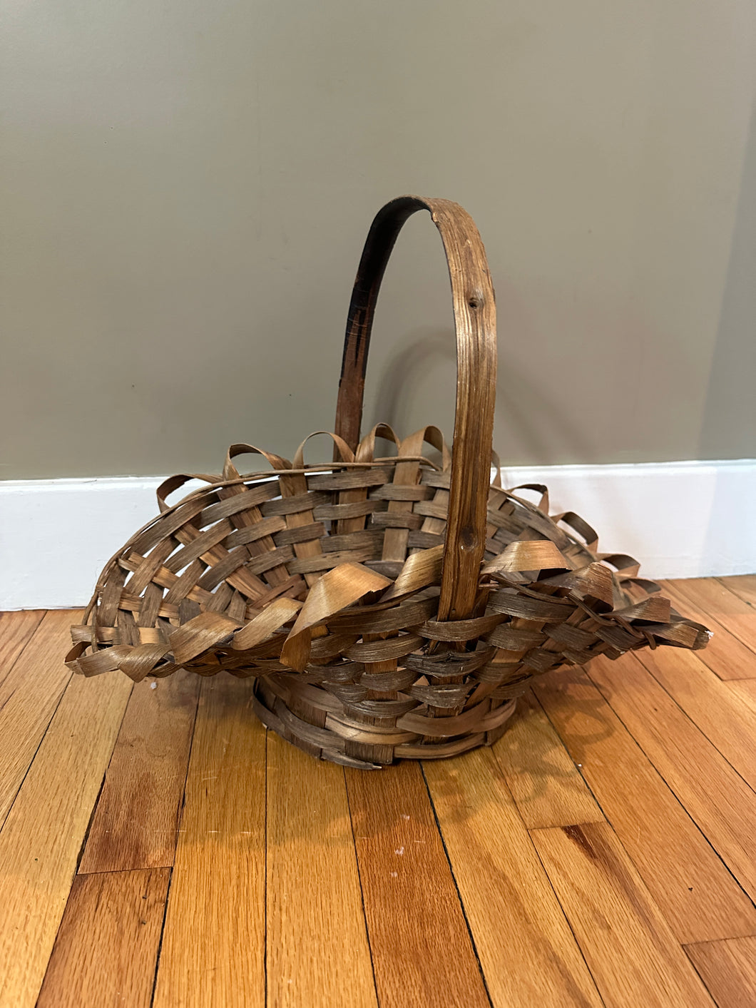 Vintage Italian Flower Basket