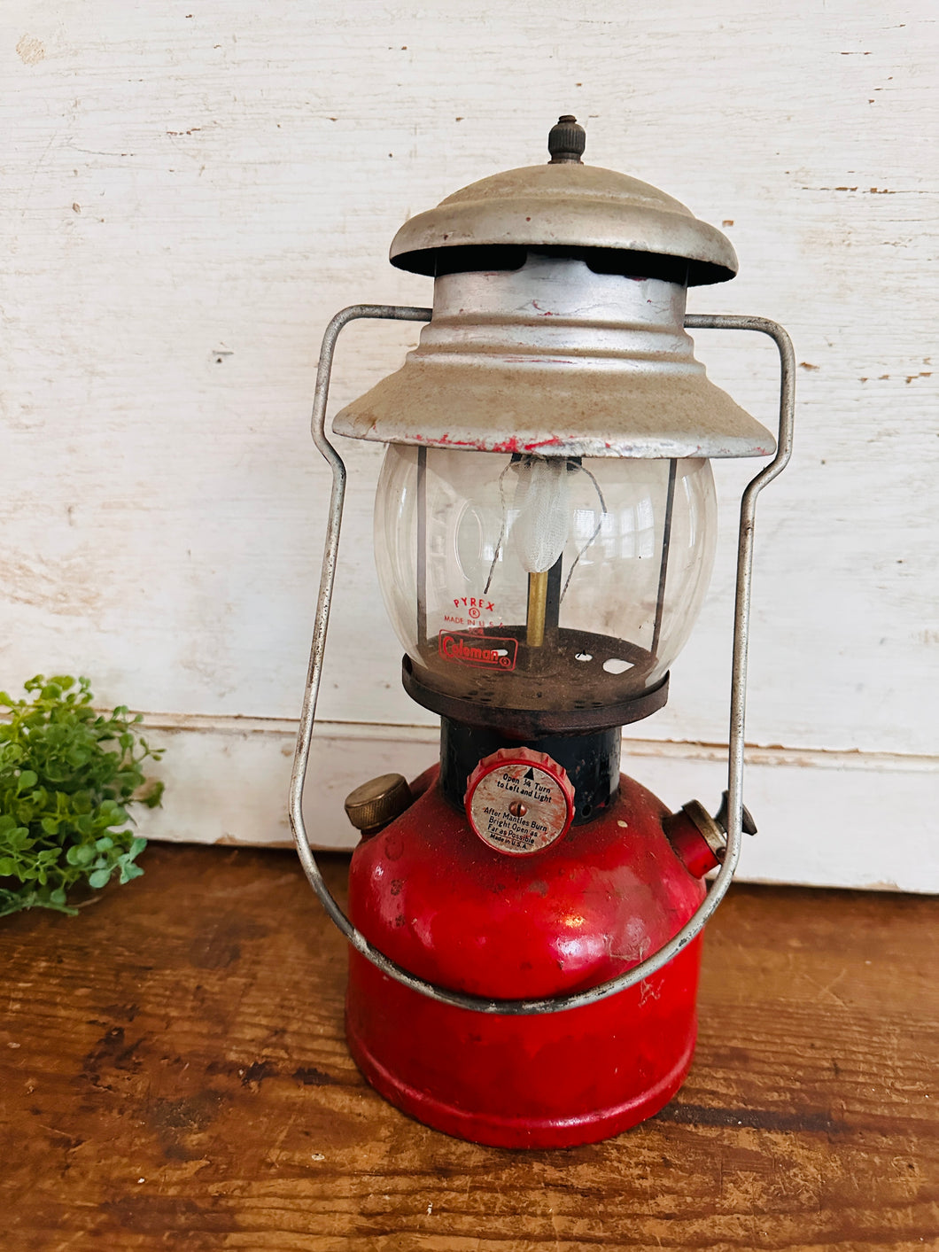 Vintage Pyrex Coleman Lantern