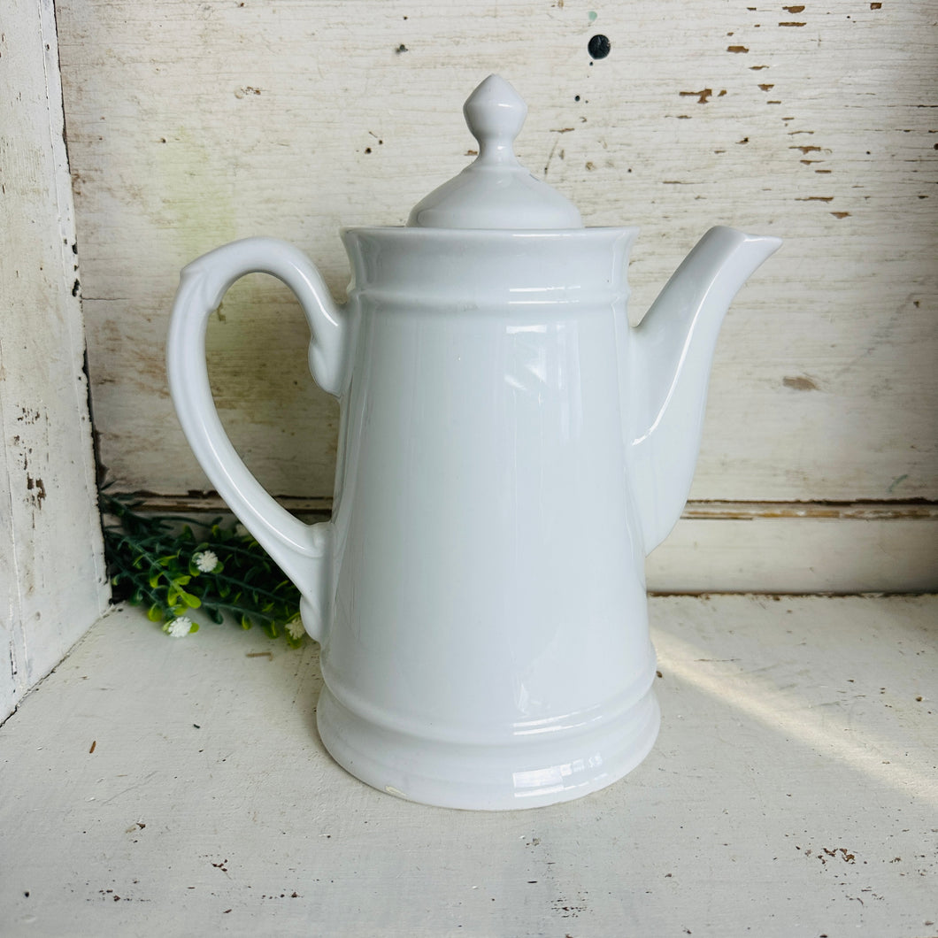 White Porcelain Pitcher