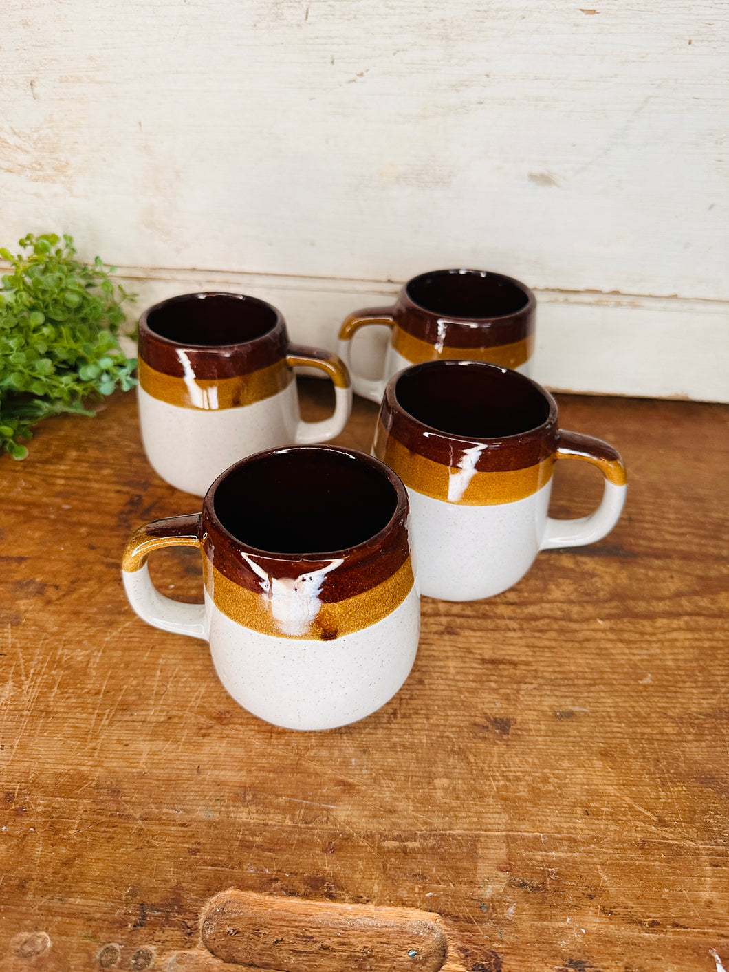 Crock Mugs- set of 4