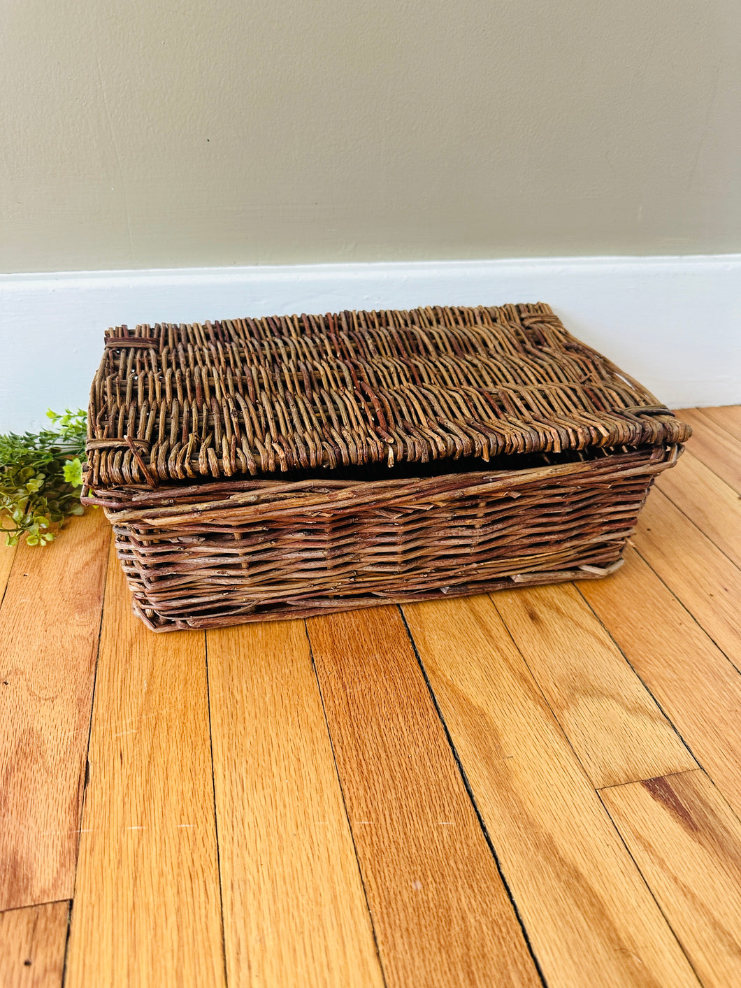Rectangular Basket with Lid- small