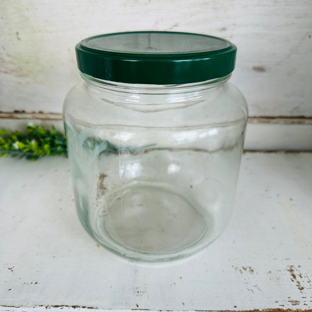 Jar with Green Lid