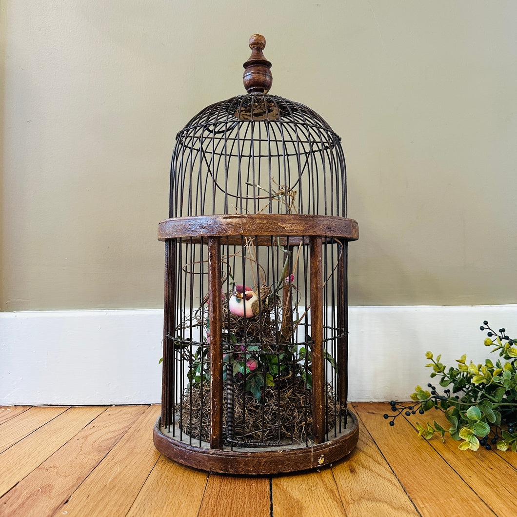 Stunning Wooden Bird Cage