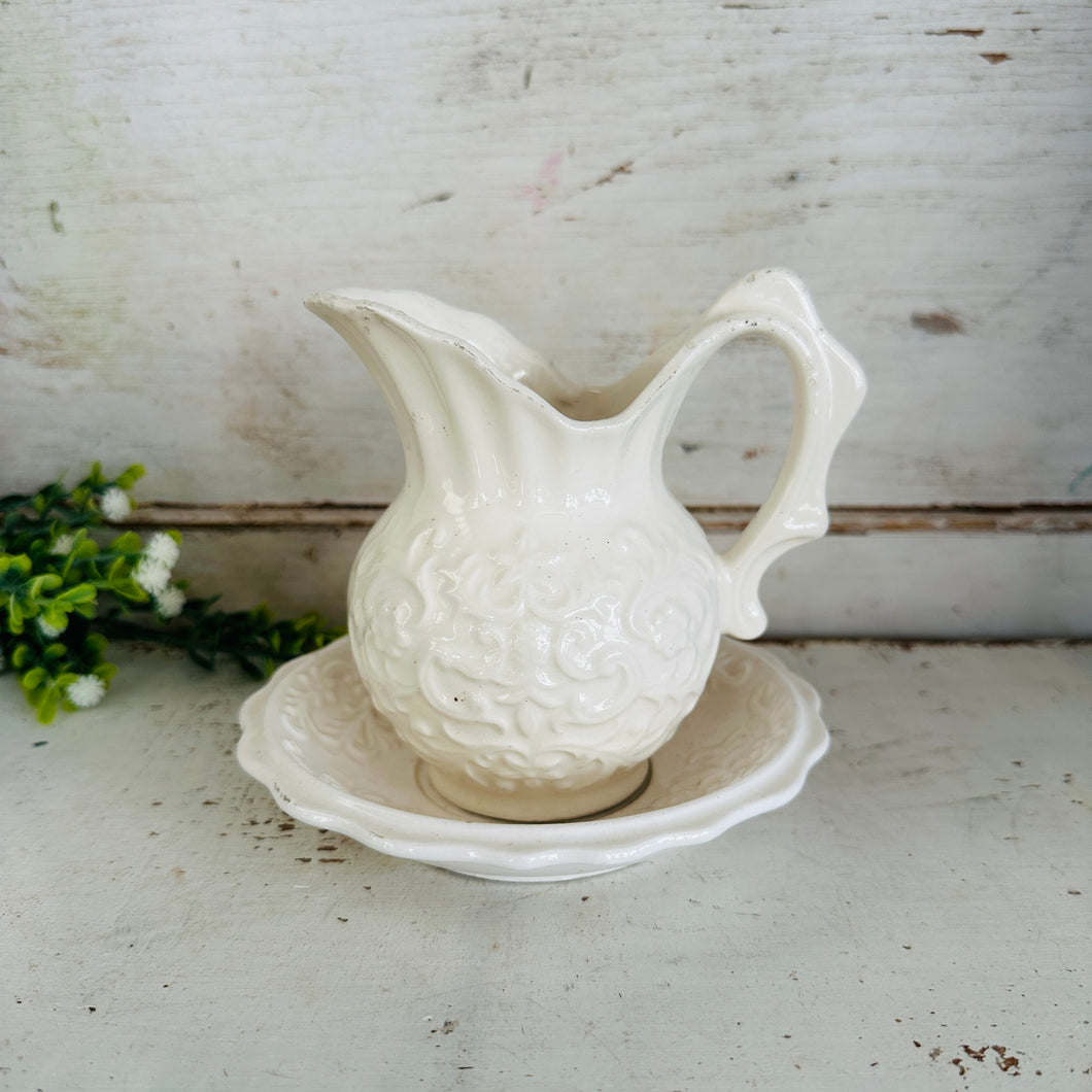 Enesco Pitcher and Basin