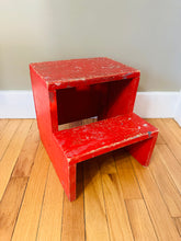 Load image into Gallery viewer, Chippy Red Stool
