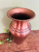 Load image into Gallery viewer, Hammered Copper Vase
