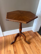Vintage Drop Leaf Octagon Table