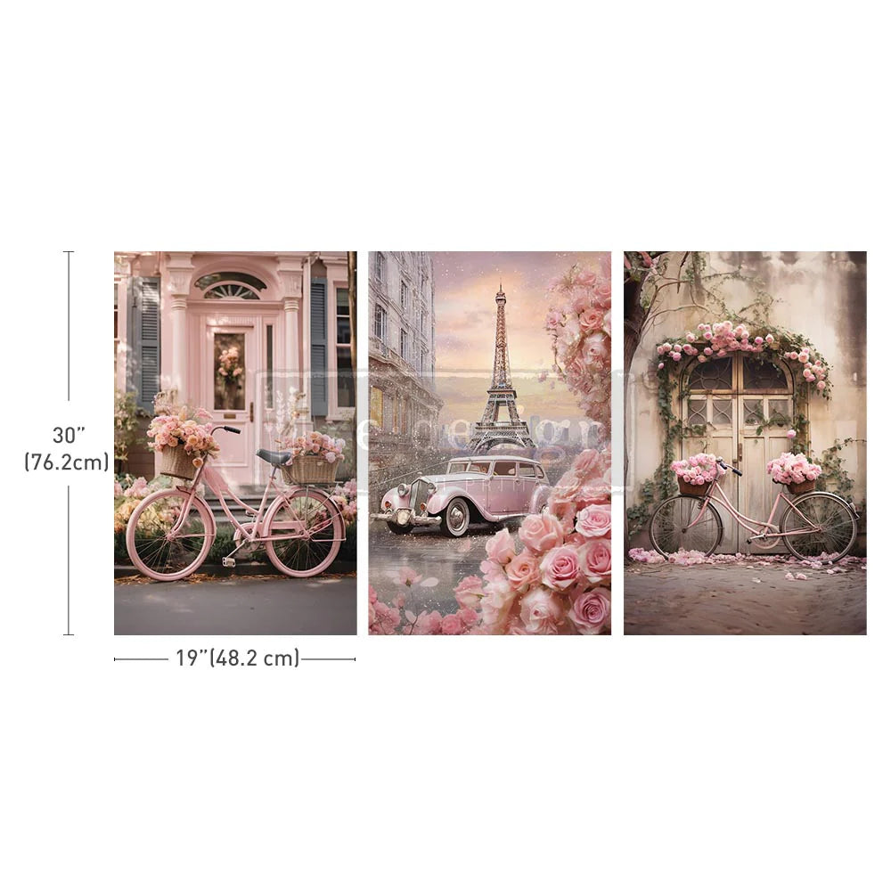 Parisian Bloom Haven Decor Decoupage Paper | Redesign with Paper