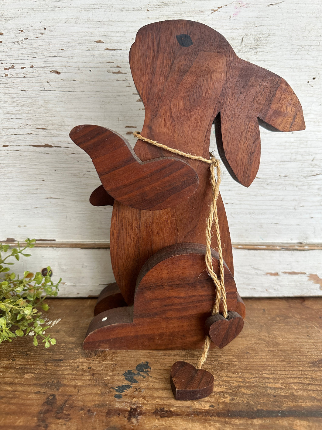 Vintage Wooden Rabbit