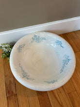 Load image into Gallery viewer, Perfectly Stained and Crazed Blue and White Floral Bowl
