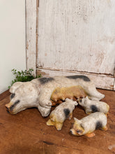 Load image into Gallery viewer, Antique Pig Yard Art
