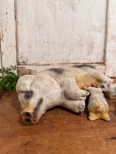 Load image into Gallery viewer, Antique Pig Yard Art
