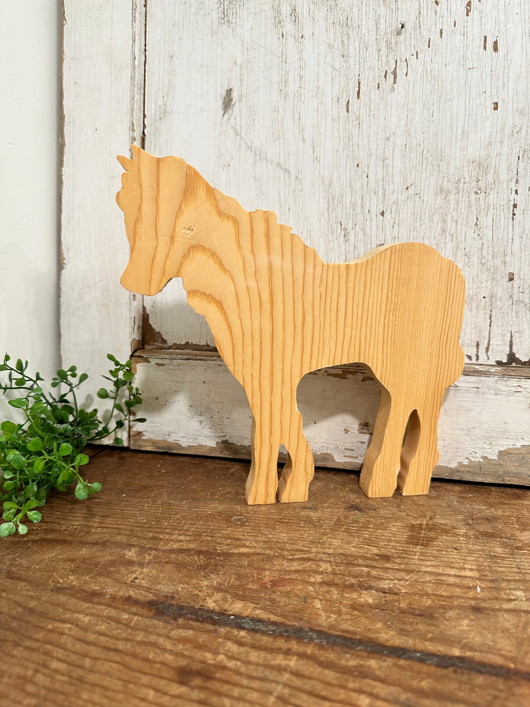 Wood Blank- Horse