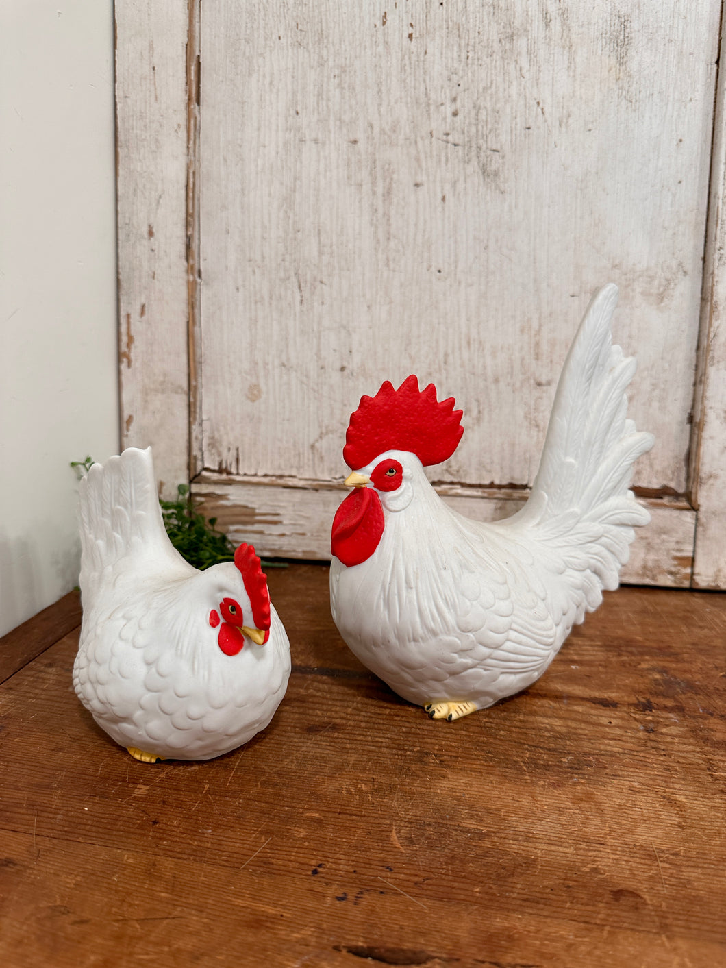 Lefton Rooster and Hen