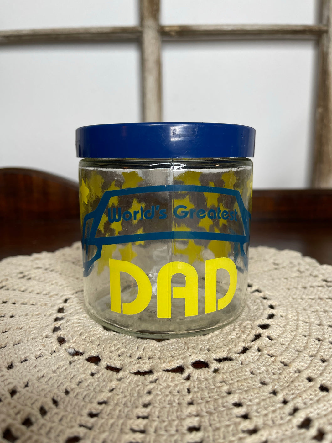 Vintage Worlds Greatest Dad Container